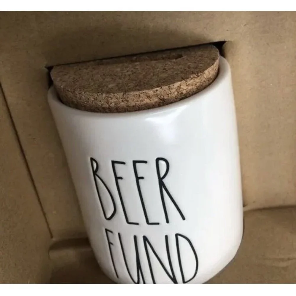 RAE DUNN ARTISAN COLLECTION By Magenta - Coin Bank & Beer Stein Set - Picture 3 of 4